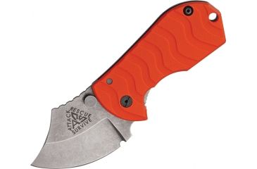 Image of Attack-Rescue-Survive ARS Flip Shank Folding Knife, Hunter Orange ARS09HO