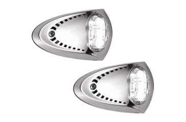 Image of Attwood Marine LED Docking Lights, Stainless Steel, Pair, White, 6522SS7