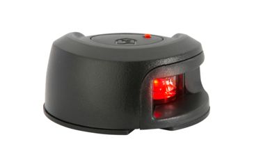 Image of Attwood Marine LightArmor Deck Mount Navigation 2nm LED Light, Composite Black, Port/Red, NV2012PBR-7