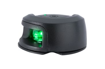 Image of Attwood Marine LightArmor Deck Mount Navigation 2nm LED Light, Composite Black, Starboard/Green, NV2012PBG-7