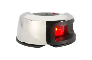 Image of Attwood Marine LightArmor Deck Mount Navigation 2nm LED Light, Stainless Steel, Port/Red, NV2012SSR-7