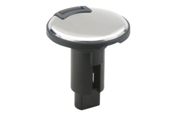 Image of Attwood Marine LightArmor Plug-In Base, Round, 3 Pin, Stainless Steel, 910R3PSB-7