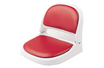 Image of Attwood Marine Proform Seat - White, w/Red Seat, 7012-103-4