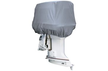 Image of Attwood Marine Ready Cotton Heavy-Duty Canvas Cover f/Outboard Motor Hood 115-225HP Road 49594