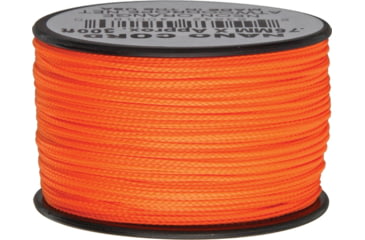 Image of Atwood 0.75mm Nano Cord, 300ft, Cord Is 0.75Mm Thick, Nylon Construction, Neon Orange, NS17 - NEON ORANGE