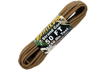 Image of Atwood ARM BattleCord, 50ft, 7 Strand Core, 2,650 Lbs Test 350 Lbs Test Per Core, Rot, Uv, Mildew Resistant, Coyote Brown, 50 Ft, BC50S24-COYOTE