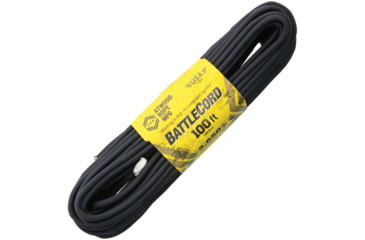 Image of Atwood BattleCord, 7 Strand Core, 2,650 Lb Tensile Strength, UV, Rot, Mildew Resistant, 100 ft, BC100S01-BK