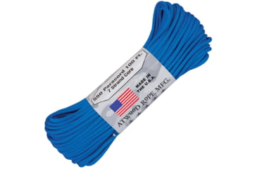 Image of Atwood Parachute Cord, 100ft, 550 Cord, 7 Strand Core, Blue, S02 - BLUE