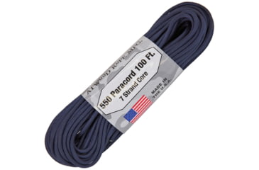 Image of Atwood Parachute Cord, 100ft, 550 Cord, 7 Strand Core, Navy, S09 - NAVY