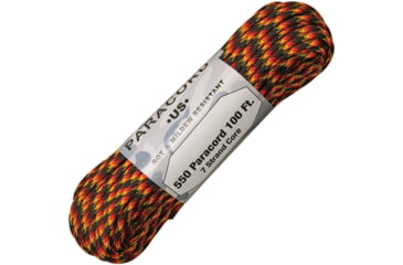 Image of Atwood Parachute Cord, 100ft, 550 Cord, 7 Strand Core, Oktoberfest, P74 - OKTOBERFEST