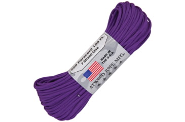 Image of Atwood Parachute Cord, 100ft, 550 Cord, 7 Strand Core, Purple, S05 - PURPLE