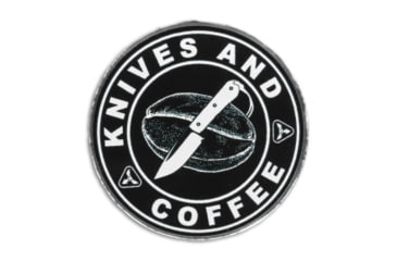 Image of Audacious Concept Patch Knife and Coffee, Acrylic Black, 1.5 inch, BHQ-137391