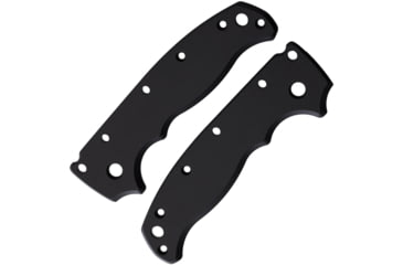 Image of August Engineering AD20.5 Plain Handle Scales, Black, Aluminum, AE-1201-BLK