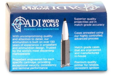 Image of Australian Munitions .223 Remington, 55 Grain Sierra BlitzKing, Polymer Tipped, Brass Cased, Centerfire Rifle Ammo, 20 Rounds, 9332153003166