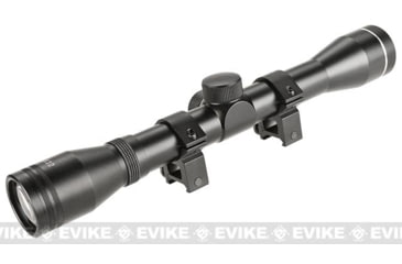Image of Avengers 4x32mm Fixed Magnification Tactical Rifle Scope w/Scope Ring, Black, UFC-SC-35 3/4 rings