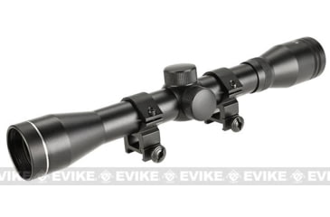 Image of Avengers 4x32mm Fixed Magnification Tactical Rifle Scope w/Scope Ring, Black, UFC-SC-35 3/4 rings