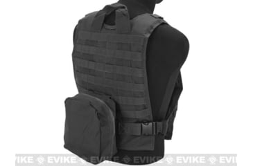 Image of Avengers Tactical Spec. OPS MOLLE Plate Carrier / Load Bearing Vest, Black, VE-28-BK