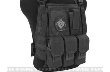 Image of Avengers Tactical Spec. OPS MOLLE Plate Carrier / Load Bearing Vest, Black, VE-28-BK