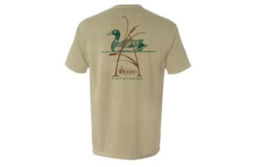 Image of Avery Outdoors A-Cattail Short Sleeve Tee - Men's, Khaki, Small 43270