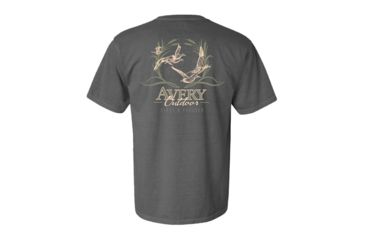 Image of Avery Outdoors Cattail Wreath Short Sleeve Tee - Men's, Pepper, Small 43285