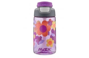 Image of Freestyle Autospout Water Bottle-Flower-16 oz
