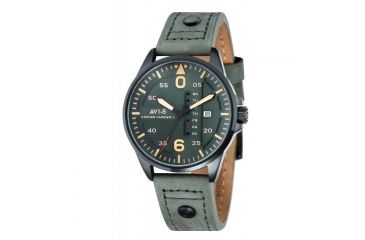 Image of AVI-8 Hawker Harrier II Watch Quartz Japan 3 Hands with Day and Date, Green/Army Green AV-4003-04
