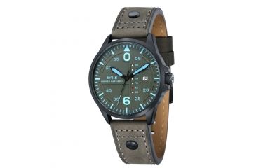 Image of AVI-8 Hawker Harrier II Watch Quartz Japan 3 Hands with Day and Date, Grey/Grey AV-4003-0A