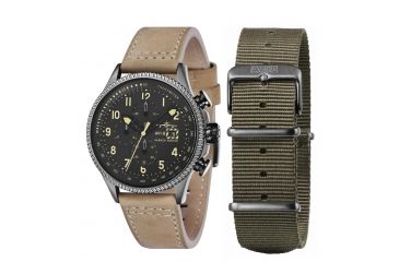 Image of AVI-8 Hawker Hunter Watch Quartz Japan Chronograph with Date, Grey/Cream AV-4036-06