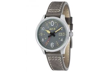 Image of AVI-8 Hawker Hurricane Watch Japan Quartz 3 Hands with Date, Grey/Grey, AV-4053-03