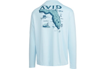 Image of AVID Sportswear Florida Locals Avidry Long Sleeve Shirt - Mens, Ice Blue, Extra Large, MK12408IBLXL