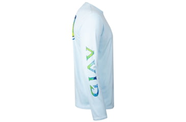 Image of AVID Sportswear Mahi Hook Avidry Long Sleeve Shirt - Mens, Ice Blue, Large, MK12420IBLLG