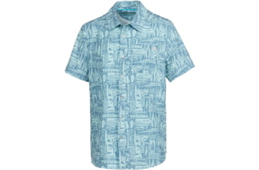 Image of AVID Sportswear Palapa Short Sleeve Shirt - Mens, Ice Blue, Small/Medium, MV12315IBLSM