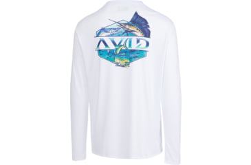 Image of AVID Sportswear Slammed Avidry Long Sleeve Shirt - Mens, White, 3XL, MK12426WHT3X