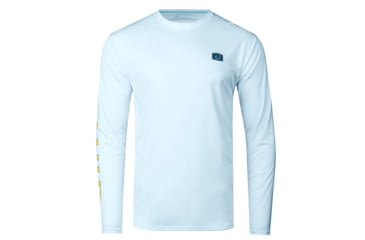 Image of AVID Sportswear Squid Row Avidry Long Sleeve Shirt - Mens, Ice Blue, Small/Medium, MK32423IBLSM