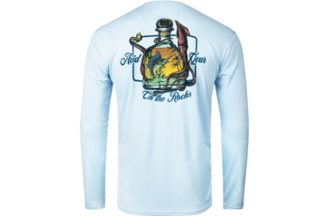 Image of AVID Sportswear Squid Row Avidry Long Sleeve Shirt - Mens, Ice Blue, Small/Medium, MK32423IBLSM