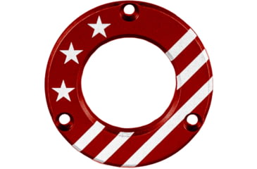 Image of Axcel Driver Hubcap Red w/Engraving Made In USA/Patriotic Theme, 1502886