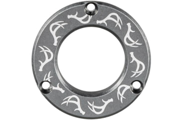 Image of Axcel Driver Hubcap Stone Gray w/Engraving Deer Antlers Pattern, 1502889