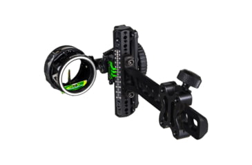 Image of Axcel Driver Plus Slider Bow Sight w/AVX-41 Scope Stealth BH, Triple Threat .019, Green/Red/Green, 1503627