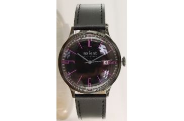 Image of Axcent Episode Watch, Black Strap, Black Face, Gray Hands X1102b-237