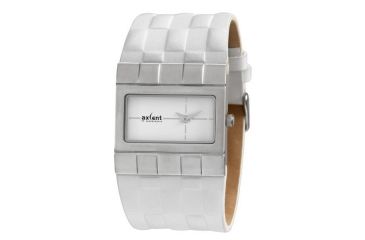Image of Axcent Bump Watch, White Strap, White Face, Silver Hands X20004-131