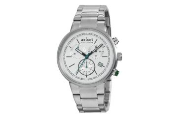 Image of Axcent Strive Watch, Silver Bracelet, Silver Face, Black Hands X21973-632