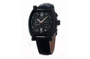 Image of Axcent Haparanda Watch, Black Strap, Black Face, Silver Hands X3100b-267