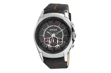 Image of Axcent Inspriation Watch, Black Strap, Black Face, Silver Hands X45811-237