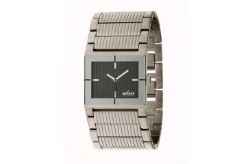 Image of Axcent Brace Watch, Silver Bracelet, Black Dial, Silver Hands X47094-232
