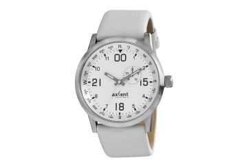 Image of Axcent M10 Watch, White Strap, White Face, Silver Hands X55713-161