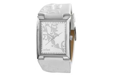 Image of Axcent Spirit Watch, White Strap, Silver Face, Silver Hands X55924-131