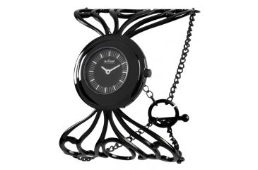 Image of Axcent Octopuss Watch, Black Bracelet, Black Face, Silver Hands X5633b-232