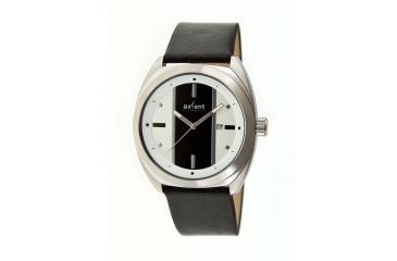 Image of Axcent Racer Watch, Black Strap, White+Black Face, Silver Hands X56504-637