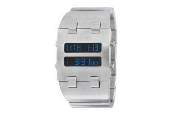 Image of Axcent 2010 Men's Watch, Silver Bracelet, Indiglow Face, Indiglow Digits X60403-202