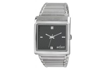 Image of Axcent Harriet Watch, Silver Bracelet, Black Face, Silver Hands X62854-232